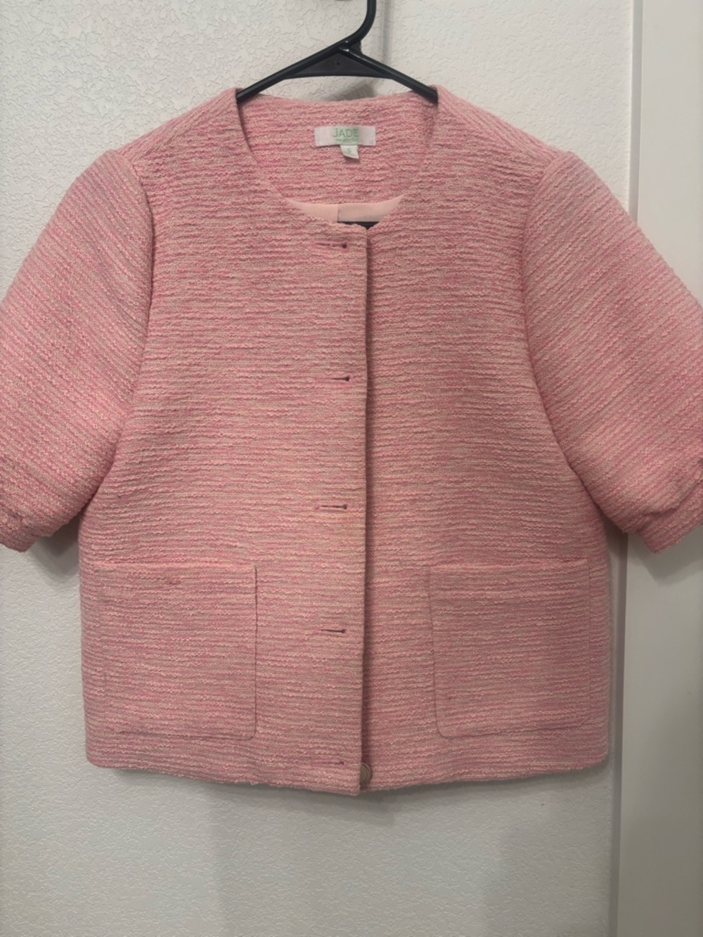Women’s tweed button up
